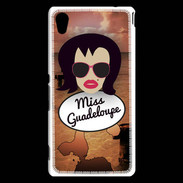 Coque Sony Xperia M4 Aqua Miss Guadeloupe Brune