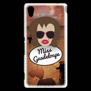 Coque Sony Xperia M4 Aqua Miss Guadeloupe Chatain