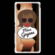 Coque Sony Xperia M4 Aqua Miss Guyane Black