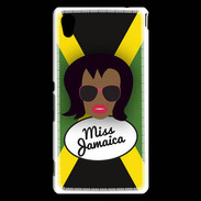 Coque Sony Xperia M4 Aqua Miss Jamaica Black