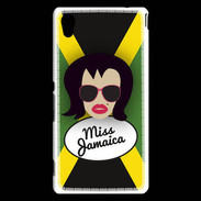 Coque Sony Xperia M4 Aqua Miss Jamaica Brune