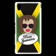 Coque Sony Xperia M4 Aqua Miss Jamaica Chatain