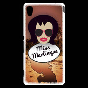 Coque Sony Xperia M4 Aqua Miss Martinique Brune