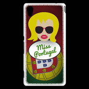 Coque Sony Xperia M4 Aqua Miss Portugal Blonde