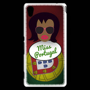 Coque Sony Xperia M4 Aqua Miss Portugal Black