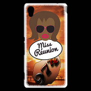 Coque Sony Xperia M4 Aqua Miss Réunion Black