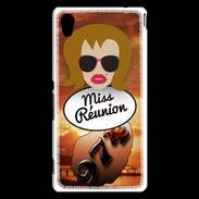 Coque Sony Xperia M4 Aqua Miss Réunion Rousse