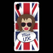 Coque Sony Xperia M4 Aqua Miss UK Chatain
