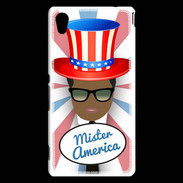 Coque Sony Xperia M4 Aqua Mister América Black