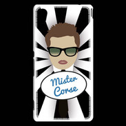 Coque Sony Xperia M4 Aqua Mister Corse Chatain