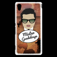 Coque Sony Xperia M4 Aqua Mister Guadeloupe Brun