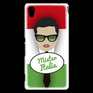 Coque Sony Xperia M4 Aqua Mister Italie Brun