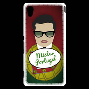 Coque Sony Xperia M4 Aqua Mister Portugal Brun