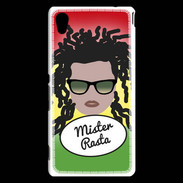 Coque Sony Xperia M4 Aqua Mister Rasta Blanc
