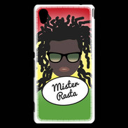 Coque Sony Xperia M4 Aqua Mister Rasta Black