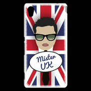 Coque Sony Xperia M4 Aqua Mister UK Brun