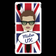 Coque Sony Xperia M4 Aqua Mister UK Chatain