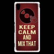 Coque Sony Xperia M4 Aqua Keep Calm and Mix That Rouge
