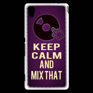 Coque Sony Xperia M4 Aqua Keep Calm and Mix That Violet