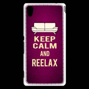 Coque Sony Xperia M4 Aqua Keep Calm and Reelax Rose
