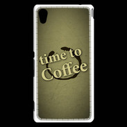 Coque Sony Xperia M4 Aqua Coffee Time ZG