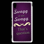 Coque Sony Xperia M4 Aqua Swag or Not ZG