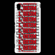 Coque Sony Xperia M4 Aqua L'seum rouge