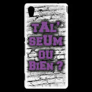 Coque Sony Xperia M4 Aqua Ta l'seum ou bien Violet