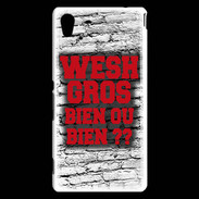 Coque Sony Xperia M4 Aqua Wesh Gros Rouge