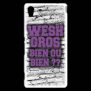 Coque Sony Xperia M4 Aqua Wesh Gros Violet