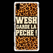 Coque Sony Xperia M4 Aqua Wesh garde la pèche Léopard