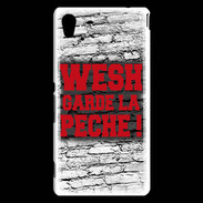 Coque Sony Xperia M4 Aqua Wesh garde la pèche Rouge