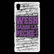 Coque Sony Xperia M4 Aqua Wesh garde la pèche Violet