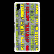 Coque Sony Xperia M4 Aqua Wesh Vert Jaune