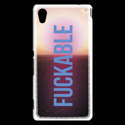 Coque Sony Xperia M4 Aqua Fuckable bleu ZG