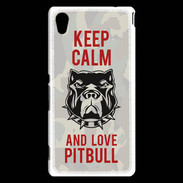 Coque Sony Xperia M4 Aqua Keep calm pitbull 2 ZG