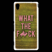 Coque Sony Xperia M4 Aqua What the fuck ZG