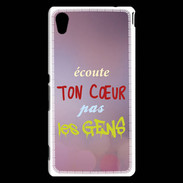 Coque Sony Xperia M4 Aqua Coeur gens ZG