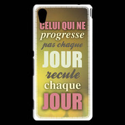 Coque Sony Xperia M4 Aqua Progresse de jour en jour ZG