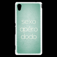 Coque Sony Xperia M4 Aqua Sexo Apéro Dodo vert ZG