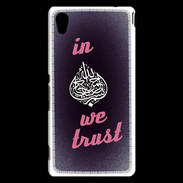 Coque Sony Xperia M4 Aqua In Islam We trust Rouge ZG