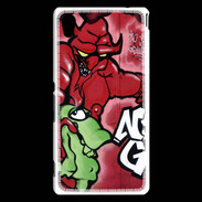 Coque Sony Xperia M4 Aqua Enfer graffiti PB
