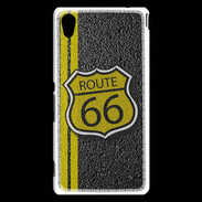 Coque Sony Xperia M4 Aqua route 66 goudron