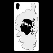 Coque Sony Xperia Z5 Premium Carte de la Corse avec tête 5