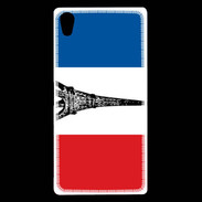 Coque Sony Xperia Z5 Premium Drapeau français et Tour Eiffel