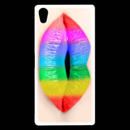 Coque Sony Xperia Z5 Premium Bouche Arc en Ciel