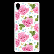 Coque Sony Xperia Z5 Premium Vintage Rose 3