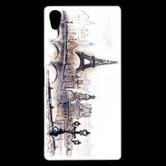 Coque Sony Xperia Z5 Premium Vintage Paris en dessin