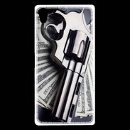 Coque Sony Xperia Z5 Premium Arme et Dollars