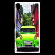 Coque Sony Xperia Z5 Premium 2cv verte de collection